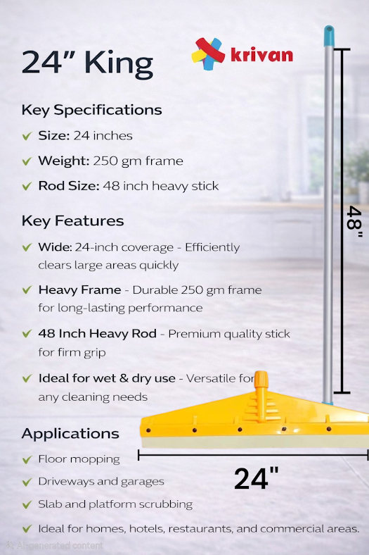24” King Floor Wiper