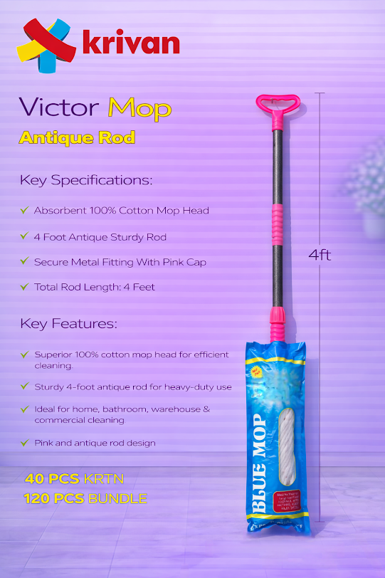 Victor Mop – Antique Rod (4 Ft)
