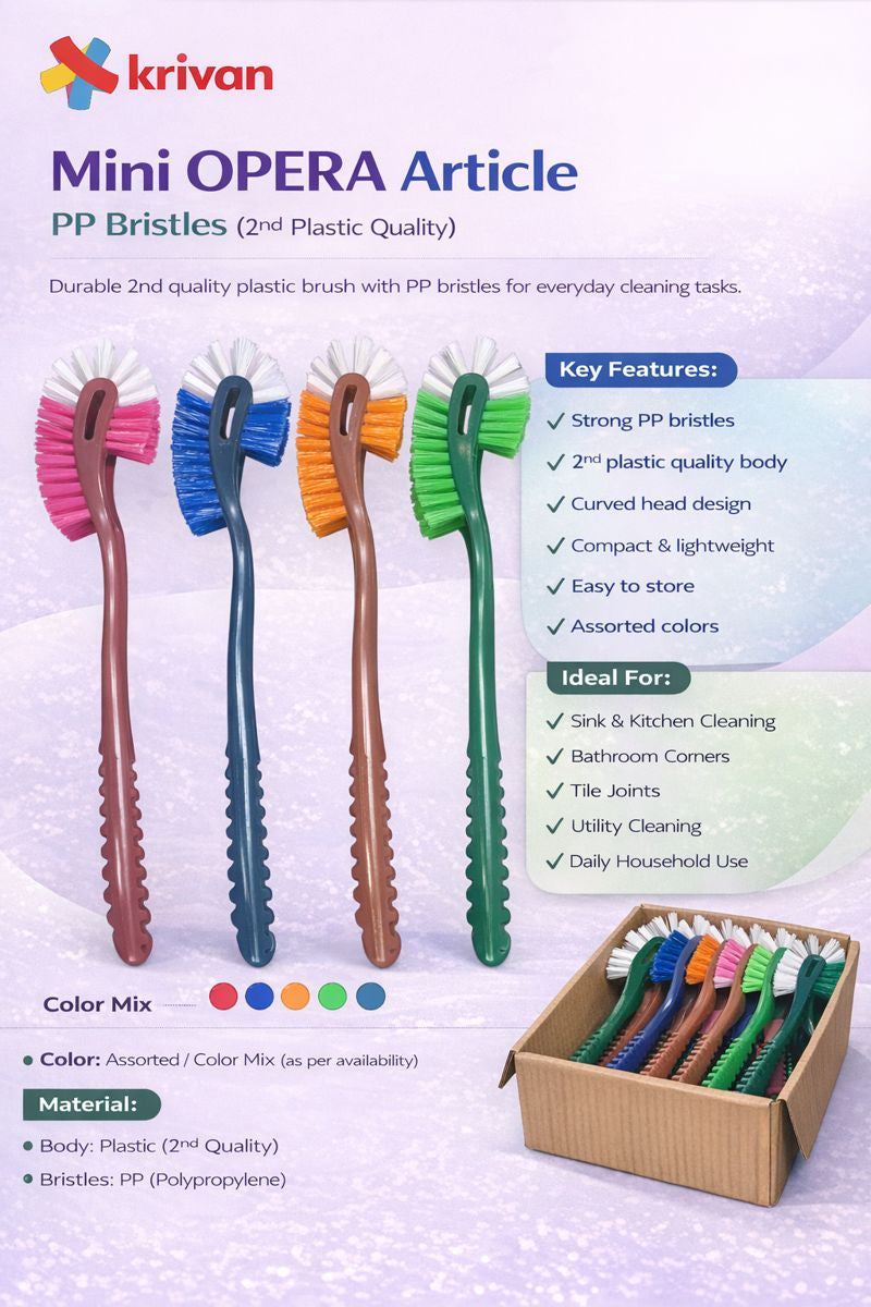 Mini OPERA Article – PP Bristles (2nd Plastic Quality)