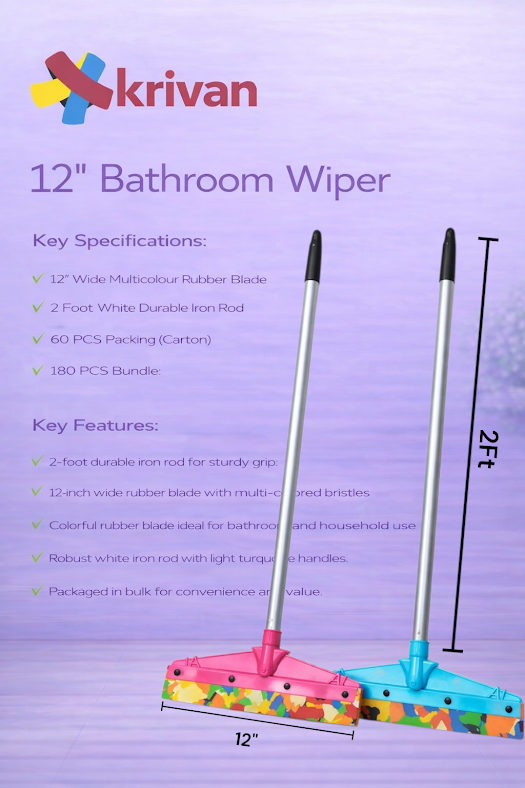 12” Bathroom Wiper