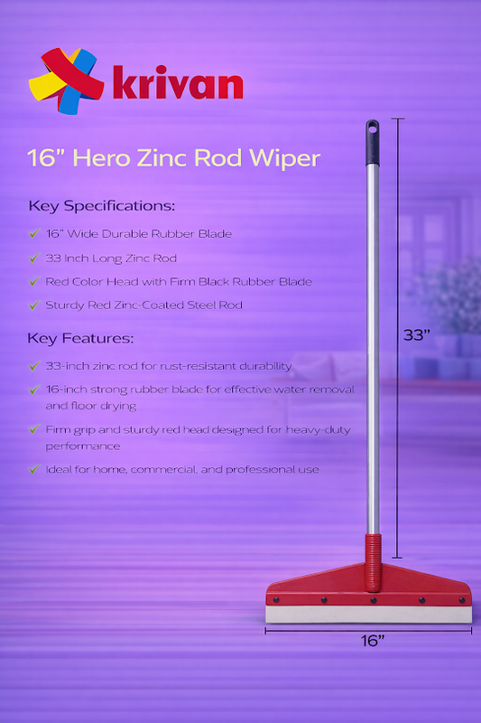 16” Hero Zinc Rod Wiper