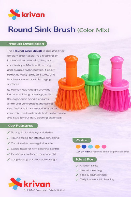 Krivan Round Sink Brush