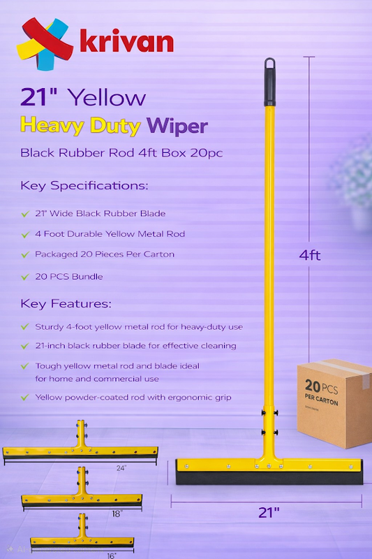 21” Yellow Heavy Duty Wiper