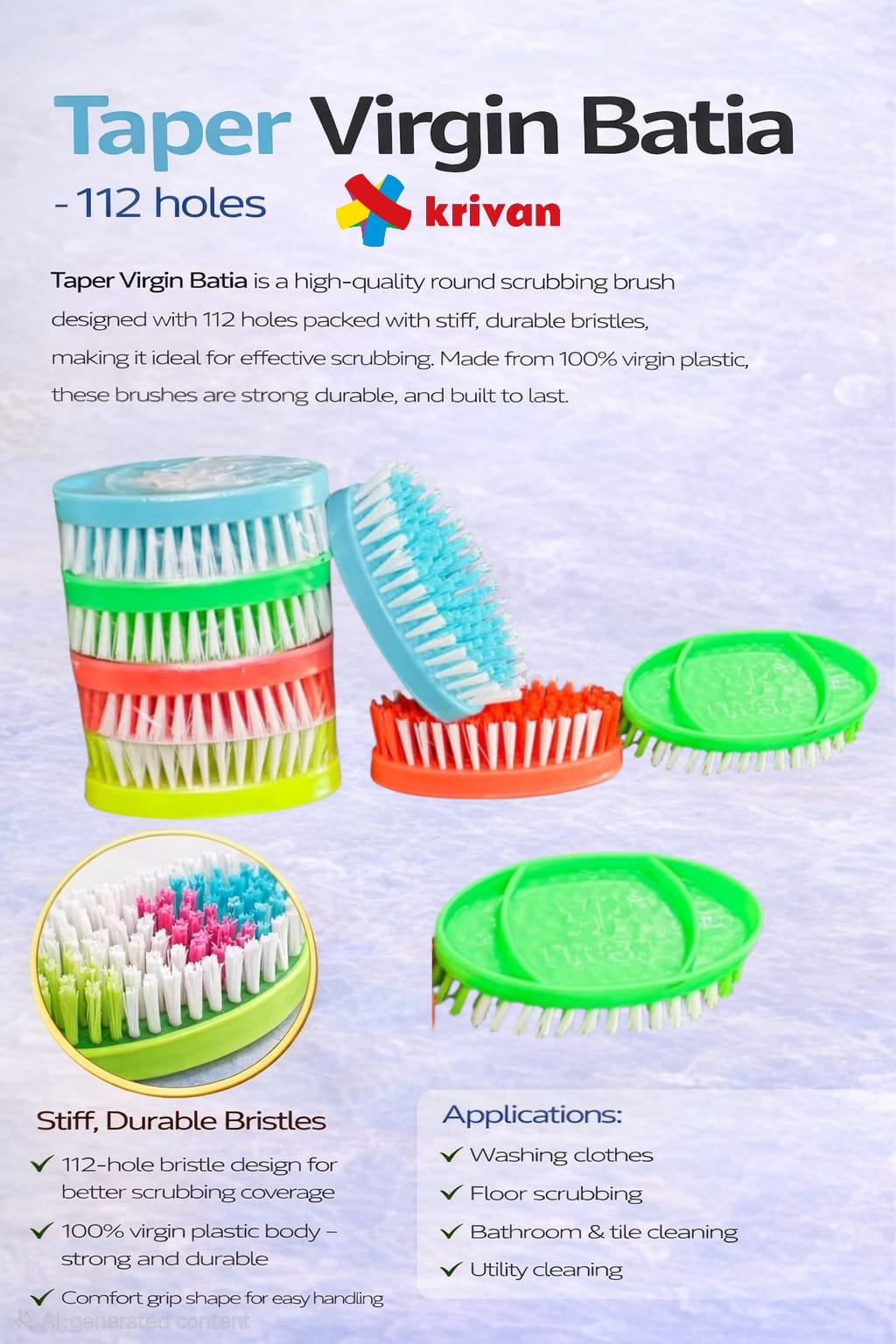 Taper Virgin Batia– 112 Holes