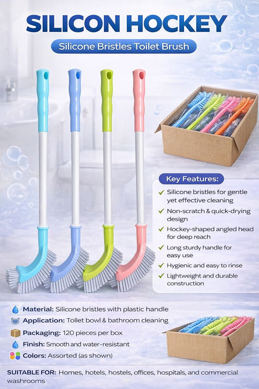 Silicon Hockey Toilet Brush