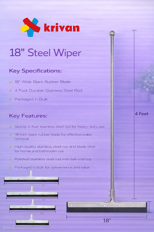 18” Steel Wiper