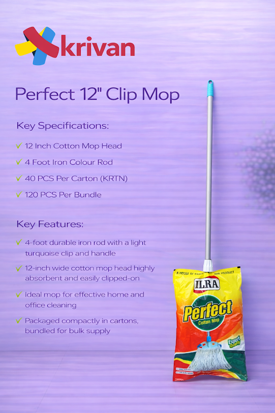 Perfect 12” Clip Mop