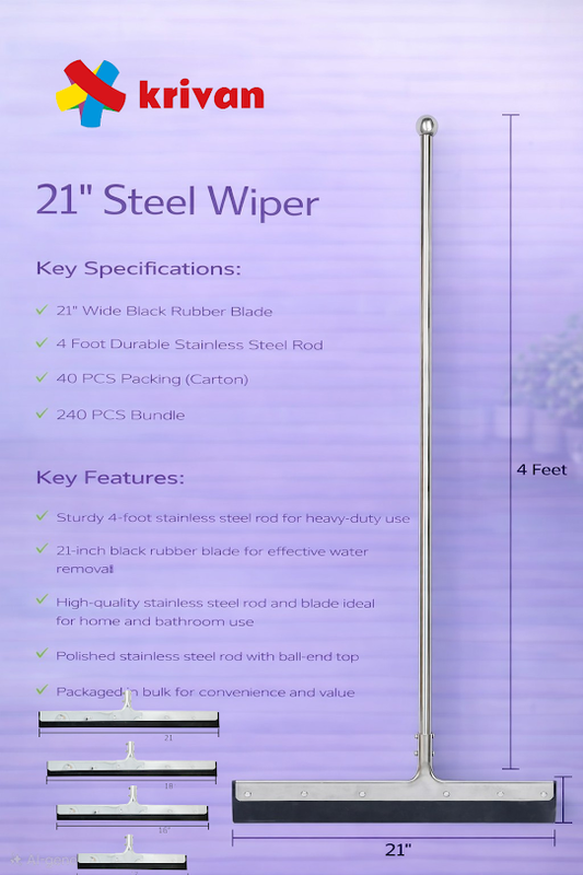 21” Steel Wiper