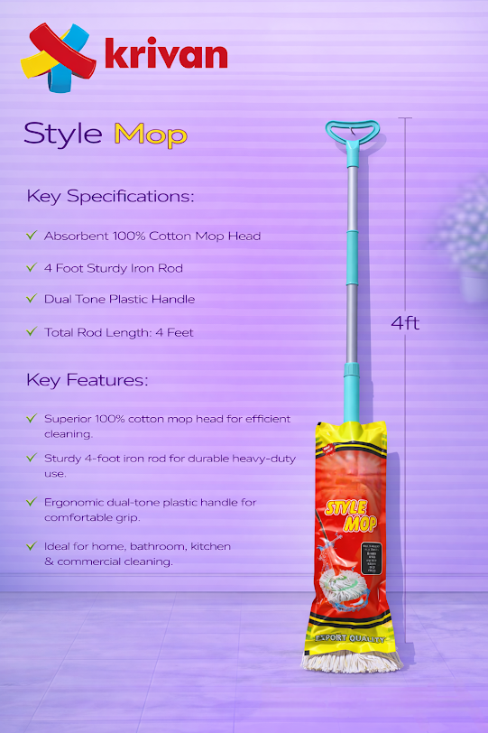 Style Mop – 4 Ft