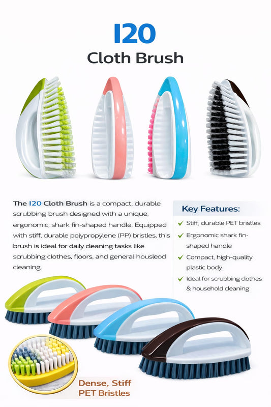 I20 Iron Cloth Brush – PET Bristles