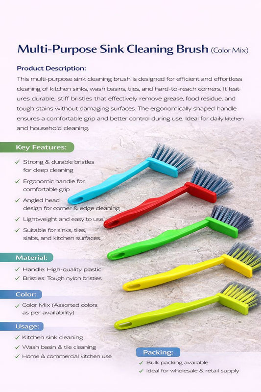 Krivan Jimmy multi-purpose sink cleaning brush