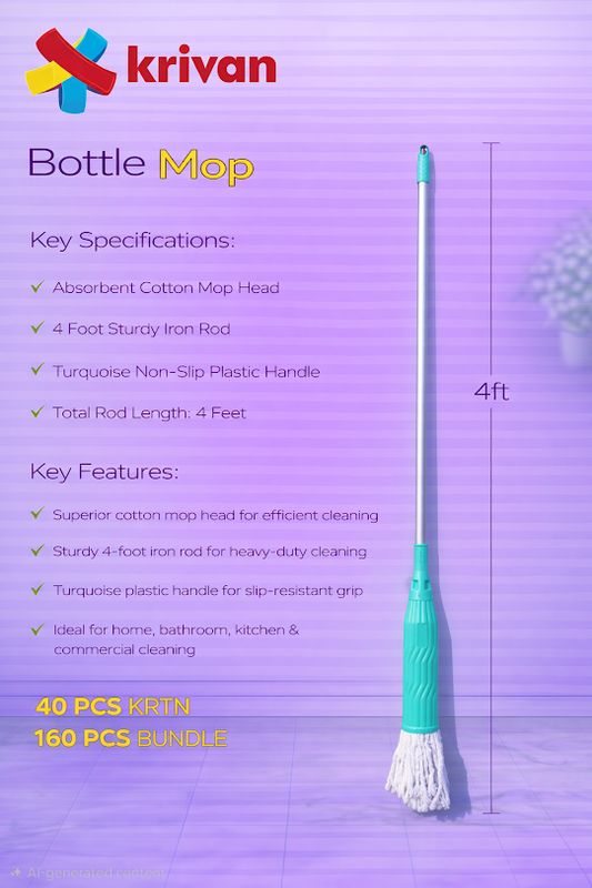 Bottle Mop – 4 Ft