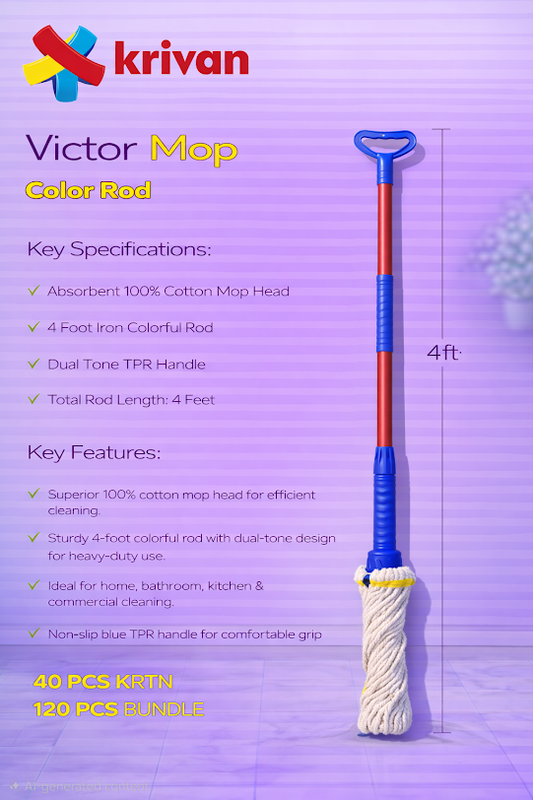 Victor Mop – Color Rod (4 Ft)