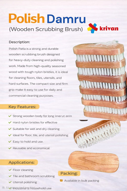 Polish Damru wooden Brush