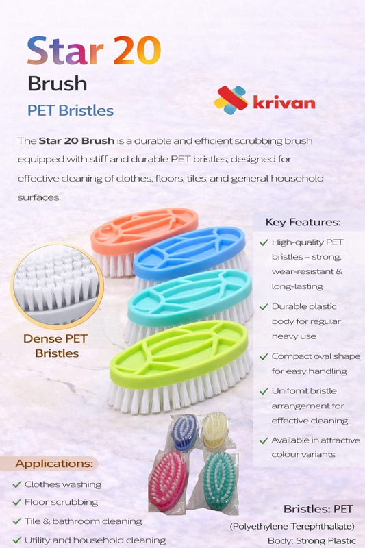 Star20 Virgin Brush Single Pc Blister Pack